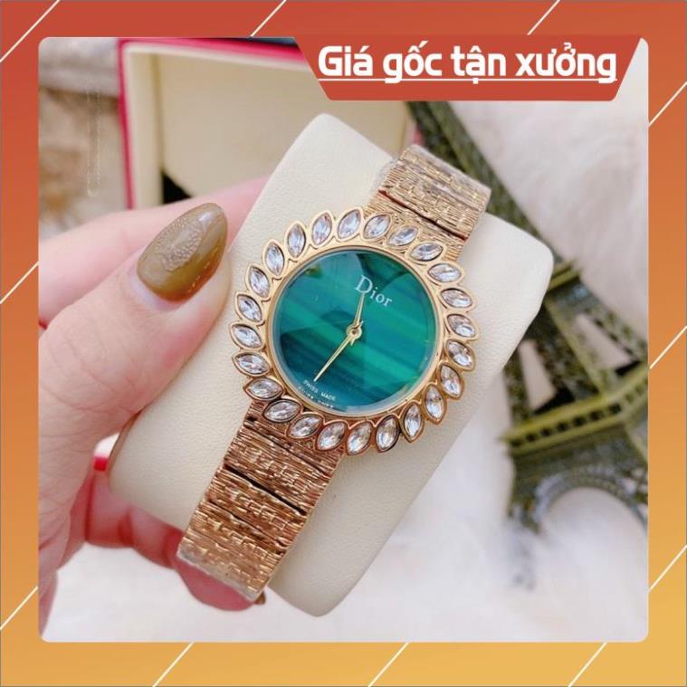 Sale Đồng Hồ Nữ DIOR Thời Trang, Đồng Hồ Đẹp Đeo Tay Dây Mành Kim Loại Chống Nước Cao Cấp Siêu Hót