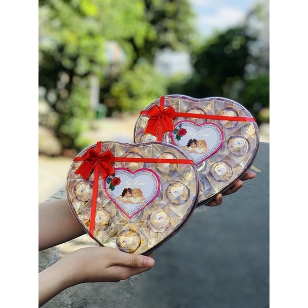 HỘP SOCOLA VIÊN CHAMPION 300gr- Gói quà Tết siêu đẹp