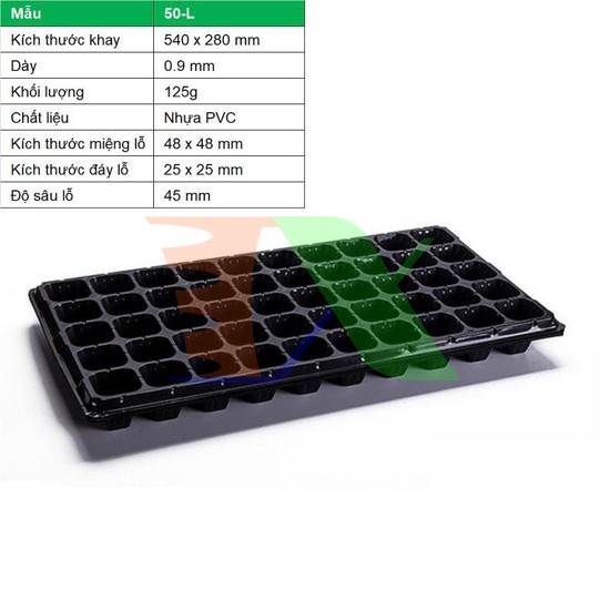 Khay ươm hạt giống 32 lỗ, 50 lỗ ,72 lỗ, 104 lỗ, 128 lỗ, 200 lỗ