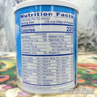 [T11.2021] Sữa bột Pediasure Mỹ 400g