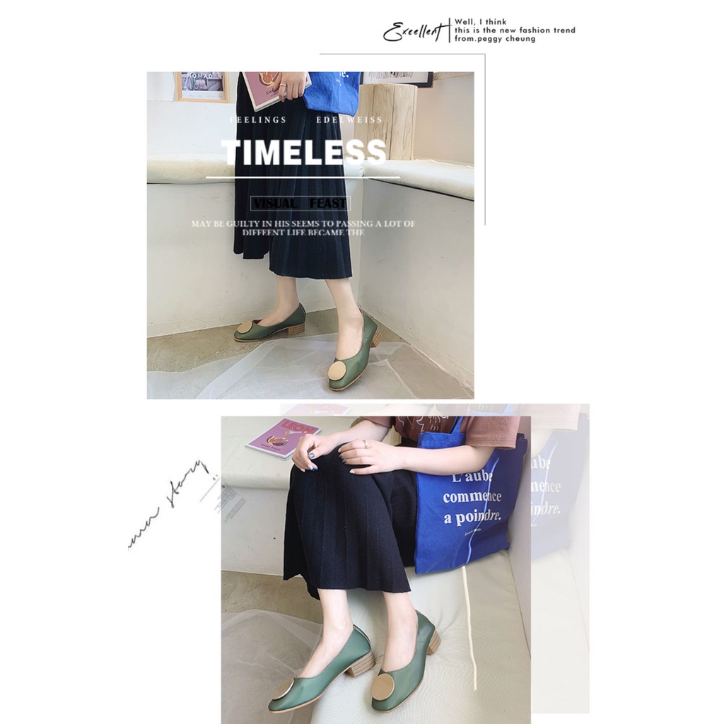 Giày Búp Bê Mũi Vuông Thời Trang 2021 Phong Cách Hàn Quốc Cho Nữ | BigBuy360 - bigbuy360.vn