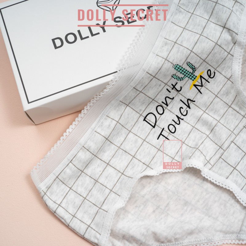 [Mã WASTDEP giảm 5K đơn bất kì] Quần lót nữ cotton Nhật kháng khuẩn họa tiết đáng yêu dễ thương DOLLY SECRET QL013 | BigBuy360 - bigbuy360.vn
