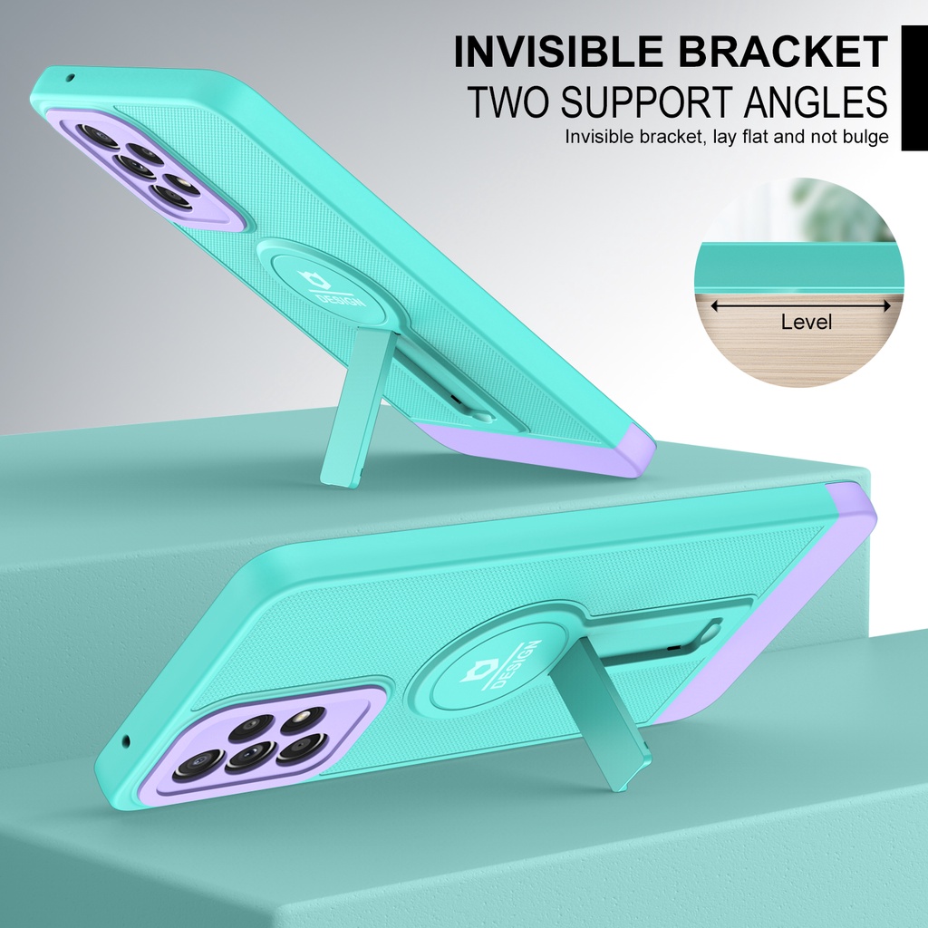 Kickstand Phone Case For Samsung Galaxy A03 A03 Core A50 A30s A50s A52 4G 5G A13 4G A23 4G A33 5G A53 5G A73 5G A52s 5G Shockproof Car Magnetic Stand Back Cover