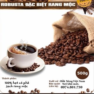 Cà phê Robusta sạch rang mộc