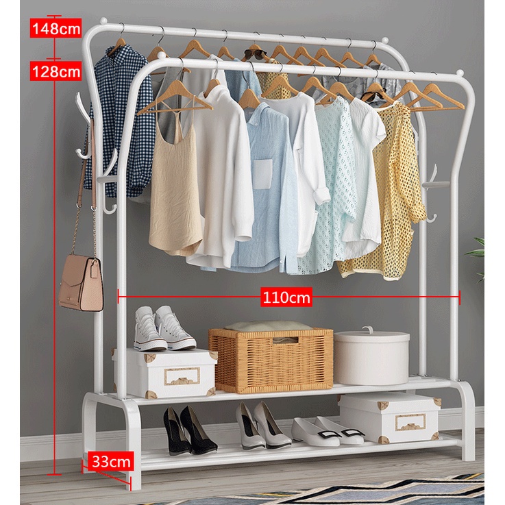 Giá Treo Quần Áo, Kệ Treo Quần Áo Chữ U Chất Liệu Thép Cacbon Đa Dạng Mẫu Mã Kích Thước Màu Sắc