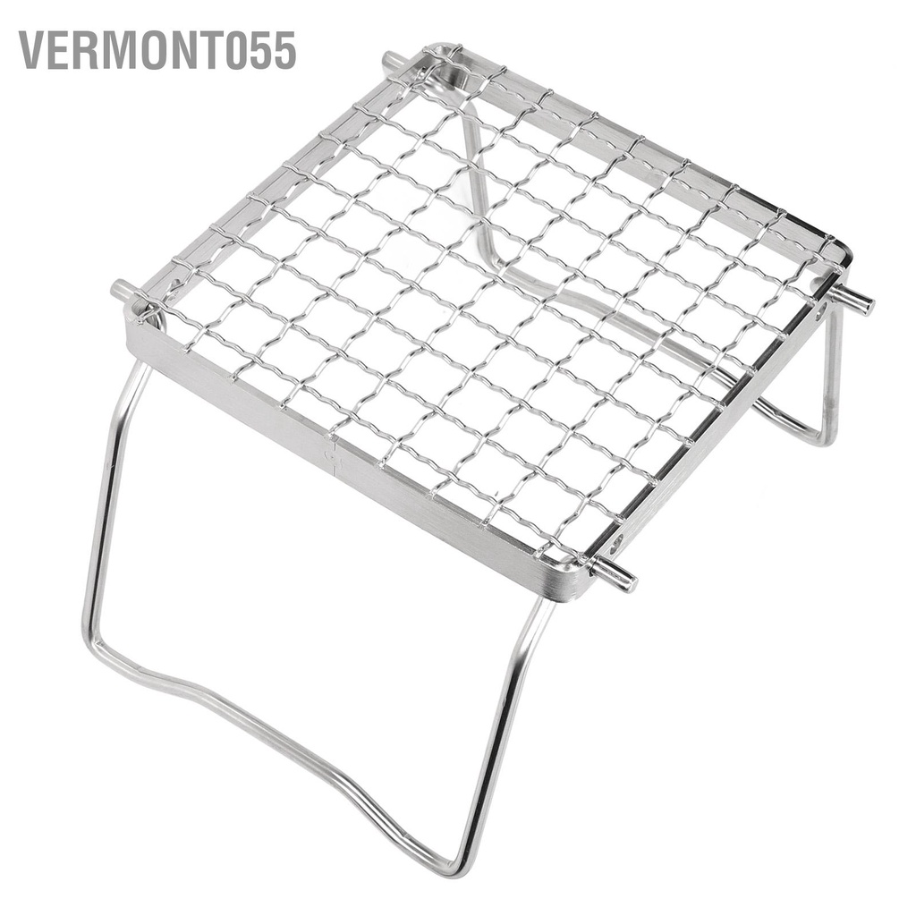 Có thể bán buôn Vỉ Nướng Mini Bằng Thép Không Gỉ Có Thể Gấp Gọn Tiện Dụng Mang Theo Du Lịch Cắm Trại vermont055 Hàng giao ngay