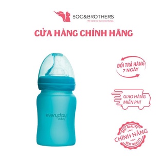 Bình sữa báo nóng Everyday Baby màu xanh lam 150ml