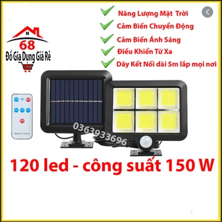 Đèn led năng lượng mặt trời cảm biến chuyển động chống trộm siêu sáng tặng móc dính tường ~ Đồ gia dụng giá rẻ 68