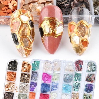 Xà cừ trang trí móng đắp ẩn móng nail