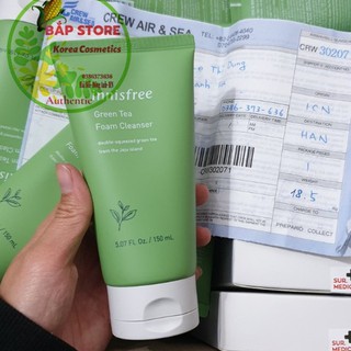 Sữa Rửa Mặt Innisfree trà xanh - Mẫu mới