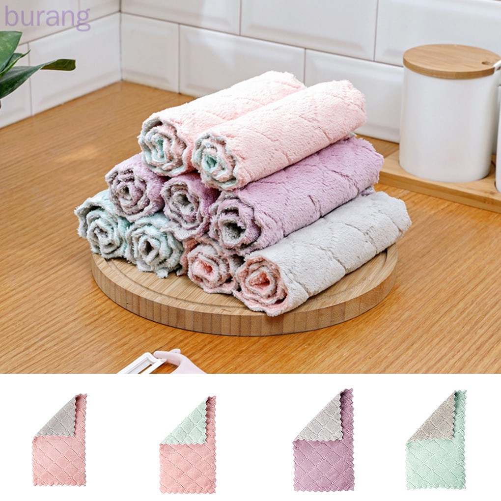 Khăn Lau Chén Dĩa Màu Sắc Xinh Xắn