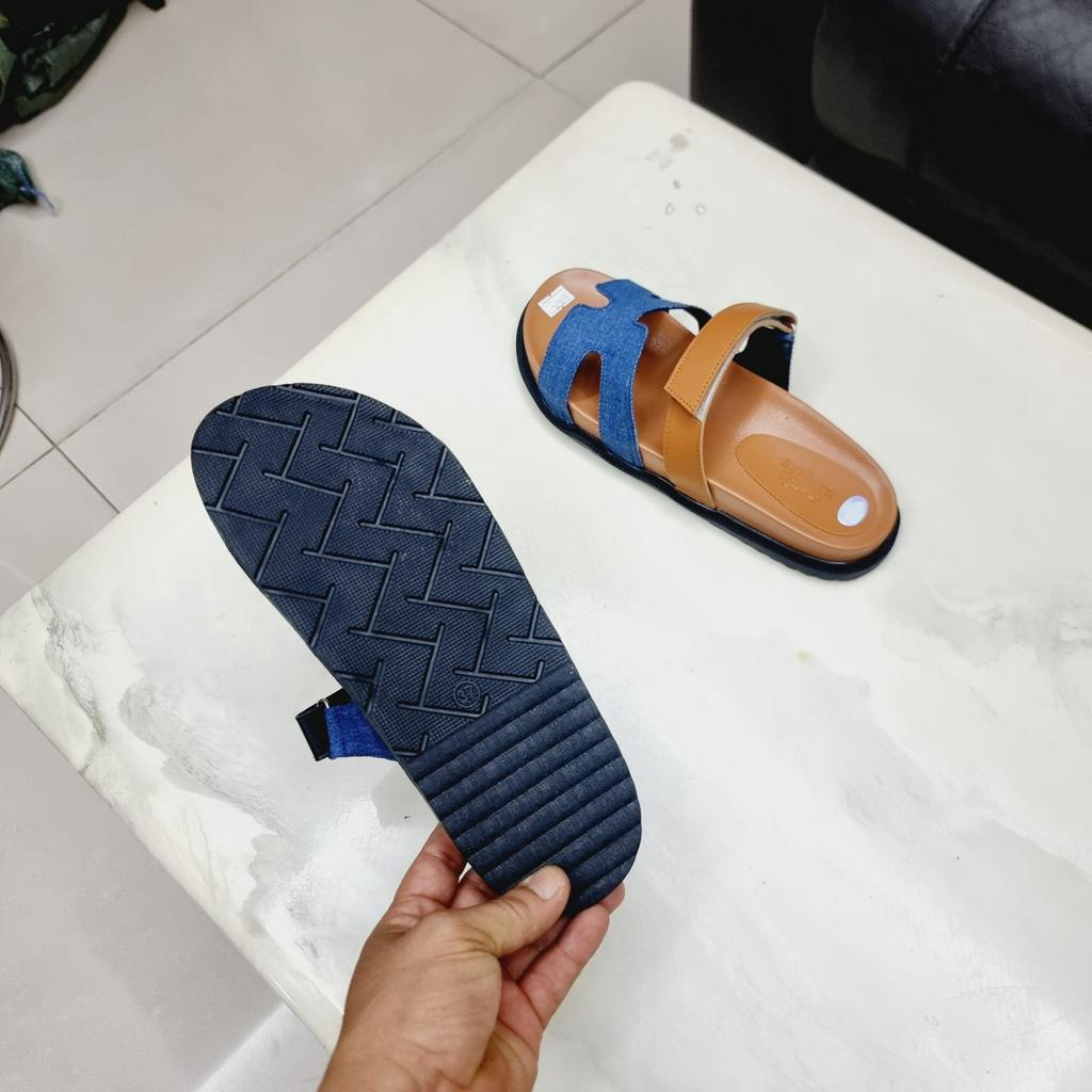 Dép Hermes Chất Liệu Jean Mẩu 2023 🎀 HÀNG ĐẸP🎀 Đế Đúc Quai Dán Xé - Thời Trang Cao Cấp X04