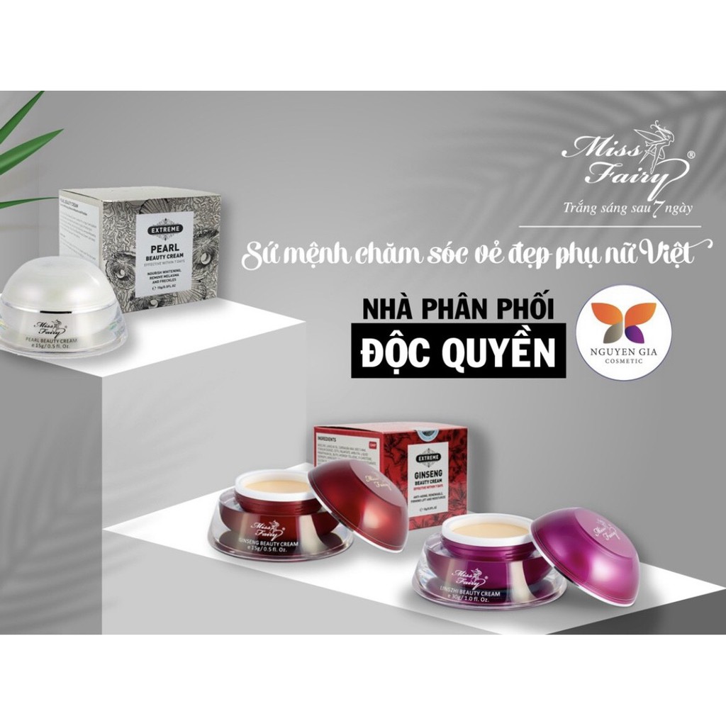 Kem Face MISS FAIRY nhân sâm dưỡng da tái tạo, ngăn ngừa lão hóa