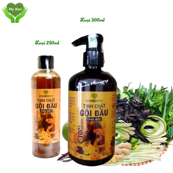 Dầu Gội Thảo Dược Mẹ Ken, Kích Mọc Tóc, Loại Bỏ Gàu, Ngăn Ngừa Rụng Tóc, Nấm Ngứa Da Đầu Meken