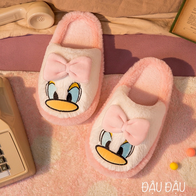 DÉP BÔNG HÌNH CHÚ VỊT SIÊU CUTE