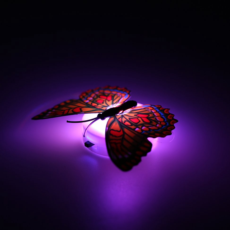 Đèn Led Hình Bươm Bướm Nhiều Màu Sắc