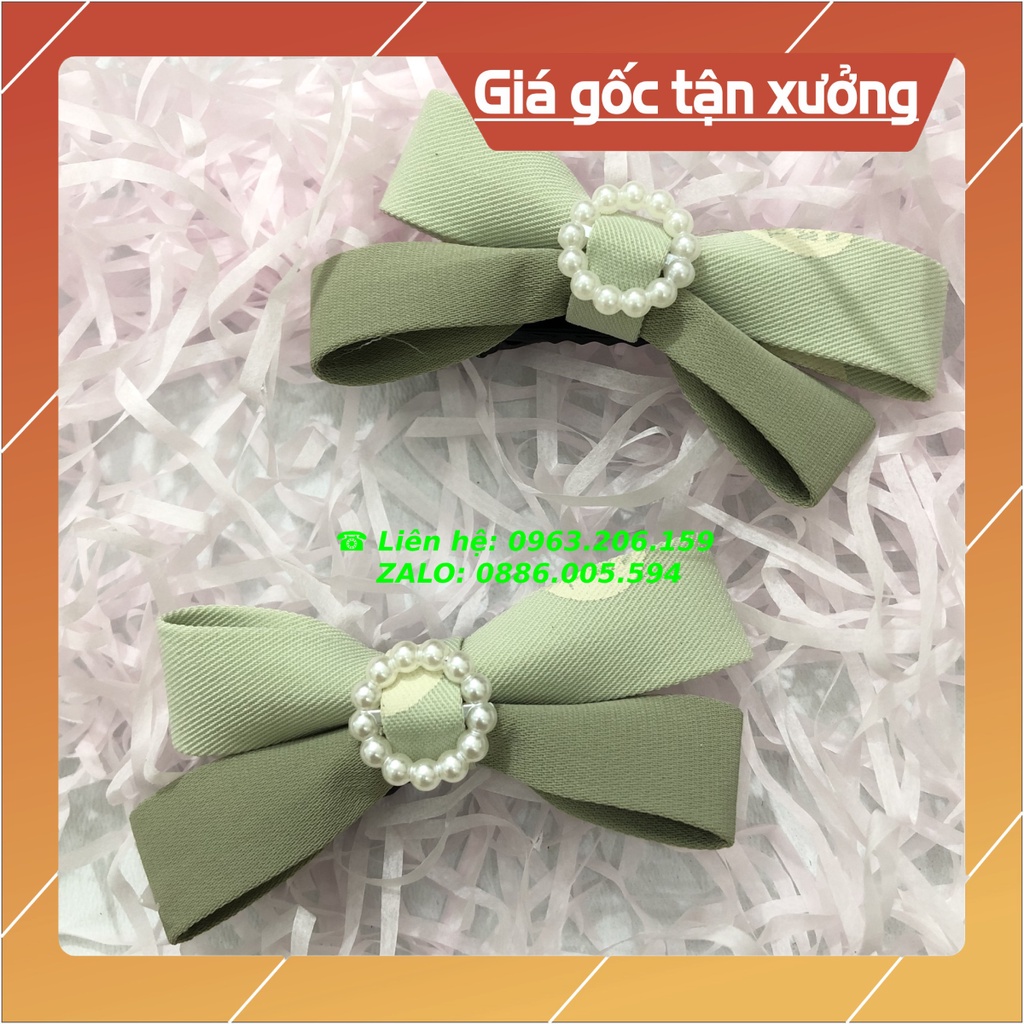 [HOT] Set 2 Nơ kẹp tóc siêu đáng yêu Màu ngẫu nhiên