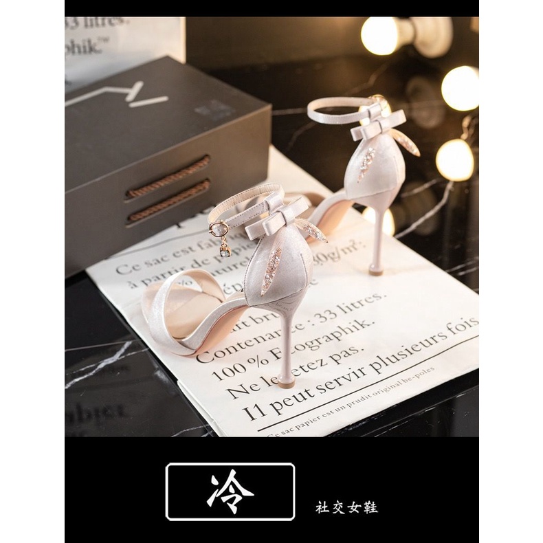 Giày Sandal Cao Gót Thời Trang Thanh Lịch Cho Nữ