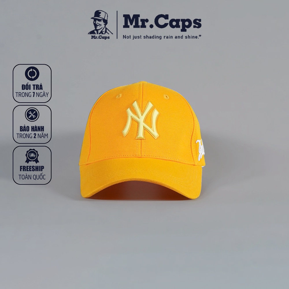 Mũ lưỡi trai - Mũ nón kết NY thời trang phom unisex hàng VNXK logo đúc cao cấp full hộp  dành cho nam nữ của Mrcaps NY04