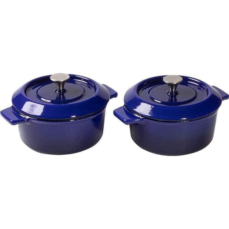 Nồi gang tròn có vung Woll Iron Pots size 20-24 cm