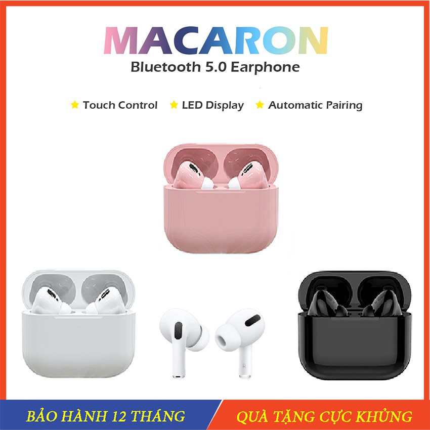 Tai nghe bluetooth aripods Pro 3 , Tai nghe không dây aripods cảm ứng hỗ trợ bluetooth trên iphone và androi