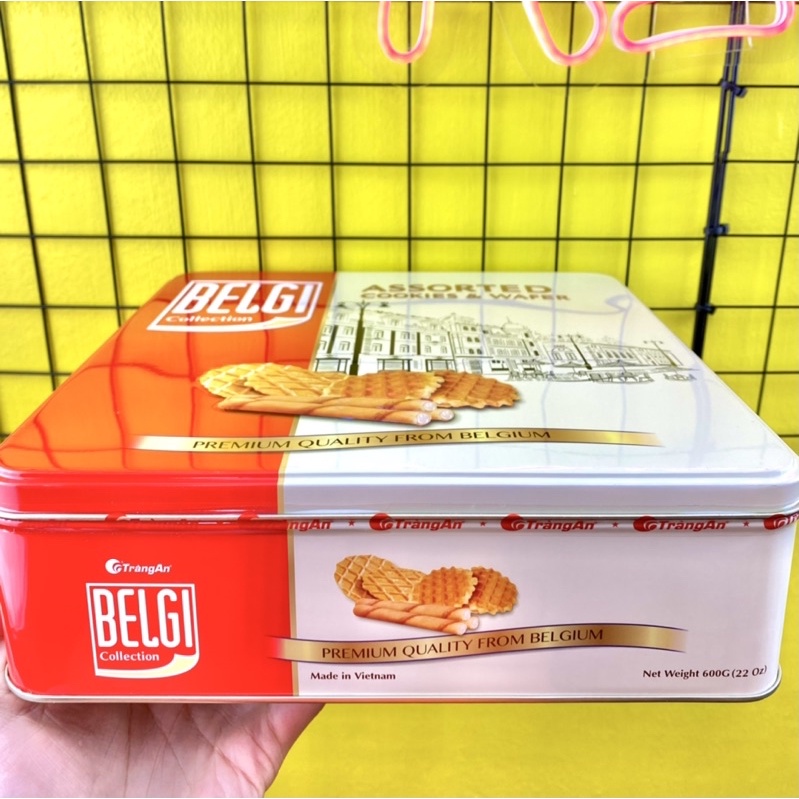 Bánh thập cẩm Belgi hộp thiếc 600g