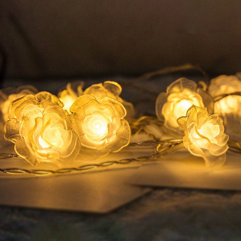 Dây đèn LED 10/20 bóng hình hoa trang trí tiệc cưới