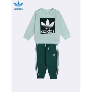 bỏ Set bộ thể thao Adidas xanh lá cho bé trai bé gái hàng xuất