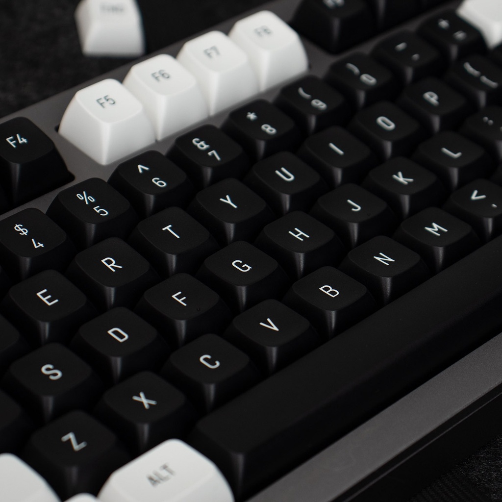 Bàn Phím Cơ 150 Phím ISO 7U Màu Trắng Đen Cho Bàn Phím Cơ GMMK Pro RK61