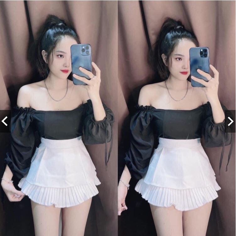 [Mã Fashion10 Giảm 10K đơn 50K] Chân váy xếp li 2 tầng siêu dễ thương | BigBuy360 - bigbuy360.vn
