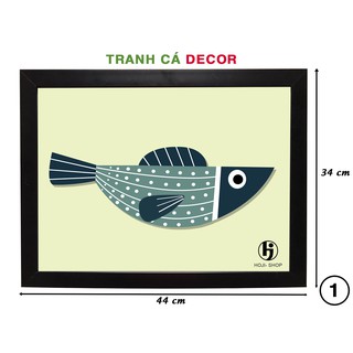 Tranh Cá Decor Treo Tường Trang Trí Nhà Cửa
