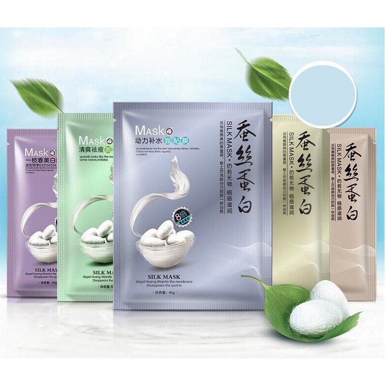 Mặt nạ giấy dưỡng da mụn cấp ẩm thải độc nội địa trung Bioqua, Images