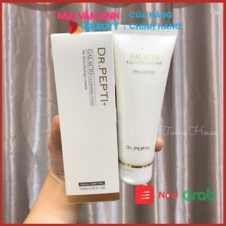 Sữa rửa mặt Dr.Pepti Galacto Cleansing Foam giúp làm trắng sáng da mịn màng, căng bóng