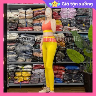 ✅ Cam Kết 100% Ảnh Tự Chụp - Mặc Là Mê ✅Bộ đồ tập GYM nữ đa năng - Yoga nữ - Set tập yoga dài lưng đan dây phối màu