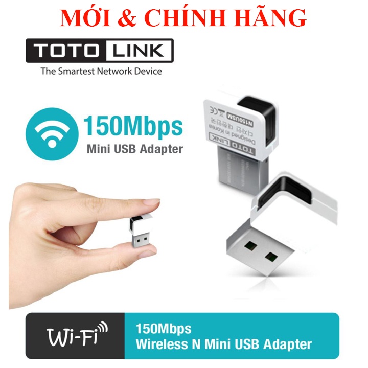 USB WiFi TOTOLINK N160USM  N150USM Siêu Nhỏ Chuẩn N 150Mbps