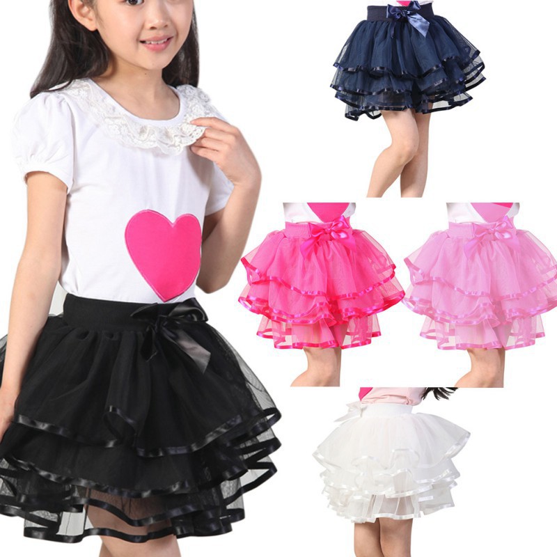 Váy Tutu Chiffon nhiều lớp cho bé gái