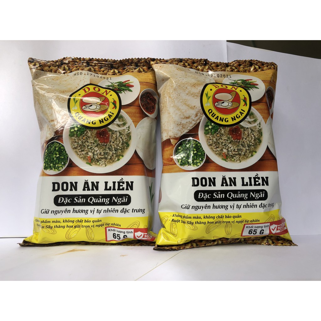 DON ĂN LIỀN- ĐẬM ĐÀ ĐẶC SẢN QUÊ HƯƠNG