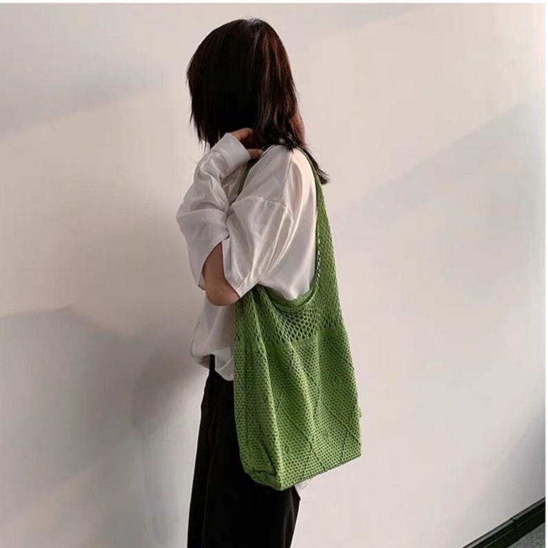Túi Xách Đan Len Thời Trang Hàn Quốc Cho Nữ 2022