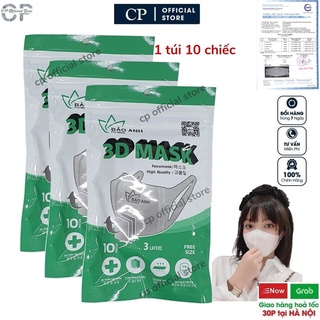 Khẩu trang 3D mask Bảo Anh chính hãng công nghệ Nhật 1 túi 10 chiếc
