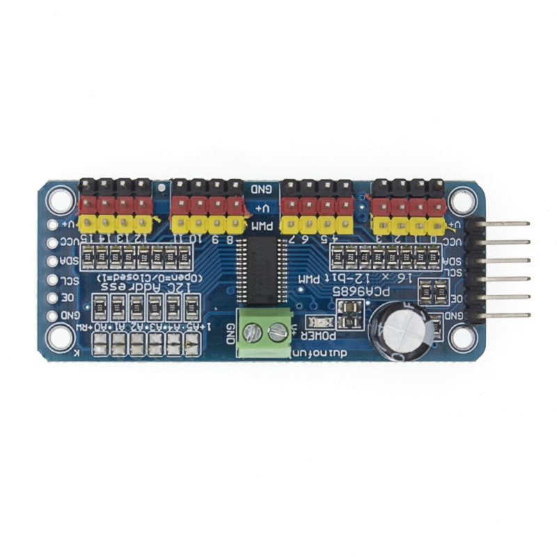 Mô Đun Giao Tiếp 16 Kênh 12-bit Pwm / Servo Pca9685 Dành Cho Raspberry Pi