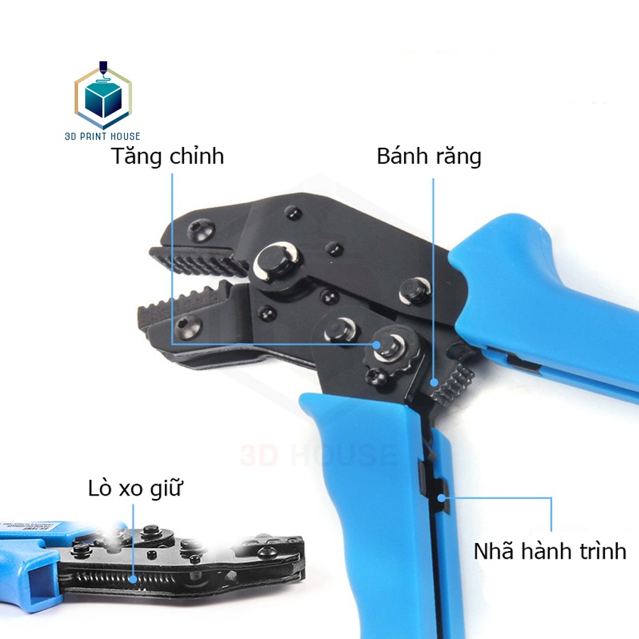 Kềm Bấm Cos Pin - Tròn SN-02WF 06WF 16WF 0.14-2.5mm Loại Tốt