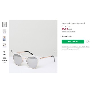 kính nữ ASOS