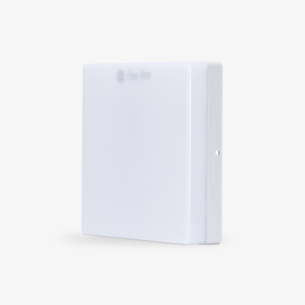 Đèn ốp trần vuông 12W Đổi màu đế nhựa, Đèn ốp trần Rạng Đông tiết kiệm điện Model: LN12N ĐM 170x170/12W