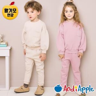 Quần nỉ lót lông Andi ống baggy unisex