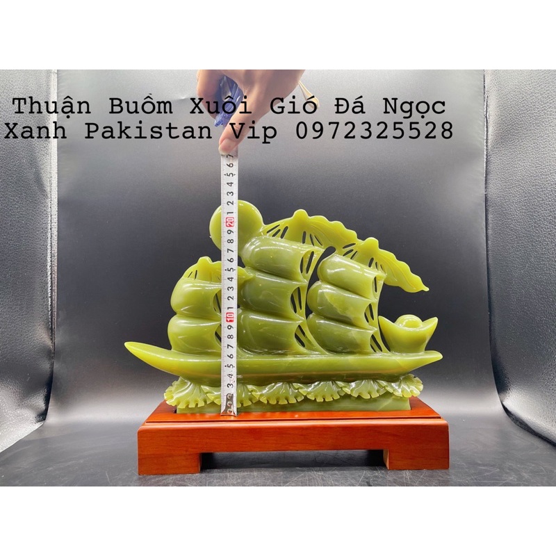 Tượng Thuận Buồm Xuôi Gió Đá Ngọc Phong Thuỷ