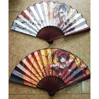 Quạt giấy Date a live - Quạt giấy in hình Manga Anime