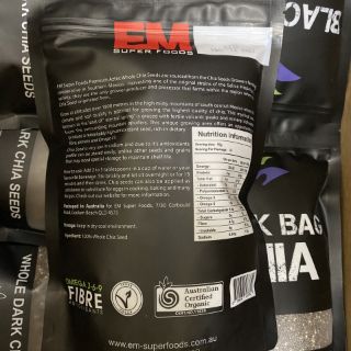 Hạt chia úc BLACK BAG CHIA 500G   [ BÁN LẺ GIÁ SĨ ]