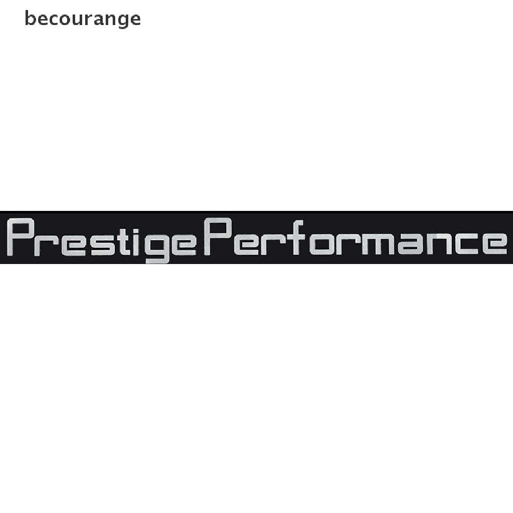 Miếng dán decal kính chắn gió phía trước xe hơi vinyl phong cách chữ Prestige Performance thể thao thời trang