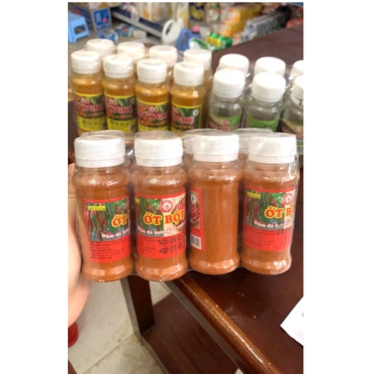 Bột Nghệ/Bột Tiêu Đen/Bột Ớt Hiệu Huy Tuấn Lọ 36g