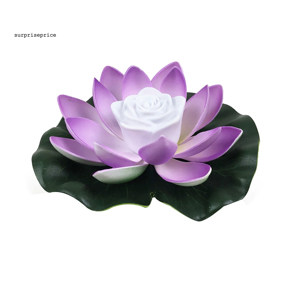 Đèn LED Nổi Hình Hoa Sen 18 / 28cm Trang Trí Bể bơi / Sân Vườn